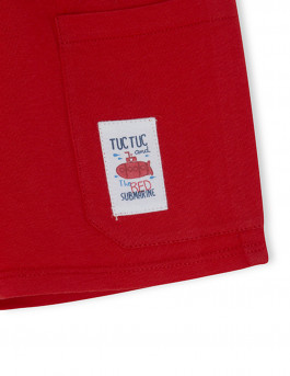 Conjunto camiseta y bermudas Red Submarine